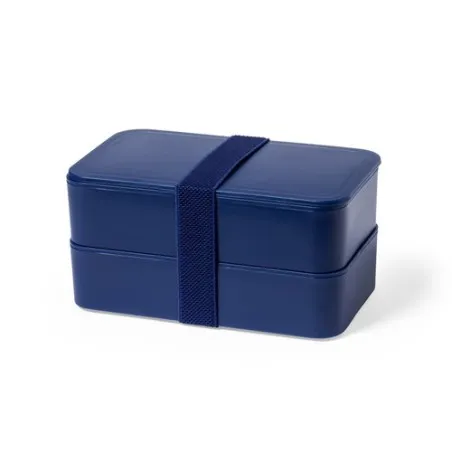 Gamelle Personnalisée Écologique - Boîte à Lunch Vilma Matières : PET recyclé Couleurs : bleu goodies publicitaire durable