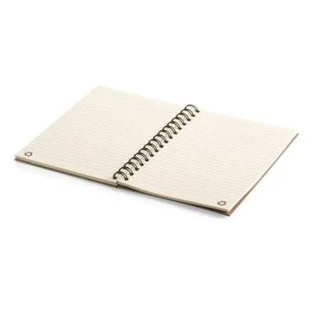 Cahier Personnalisable Écologique Zubar Matières : aluminium Couleurs : blanc objet promotionnel éco-responsable