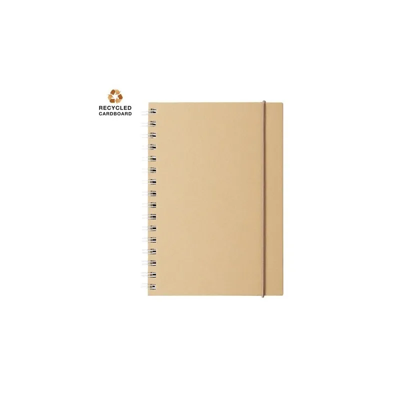 Cahier Personnalisable Écologique Zubar Matières : aluminium Couleurs : rouge impression haute définition