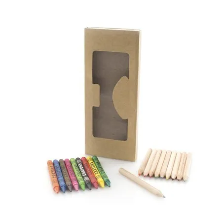 Set Aladín - Ensemble de Crayons Colorés 19 Pièces