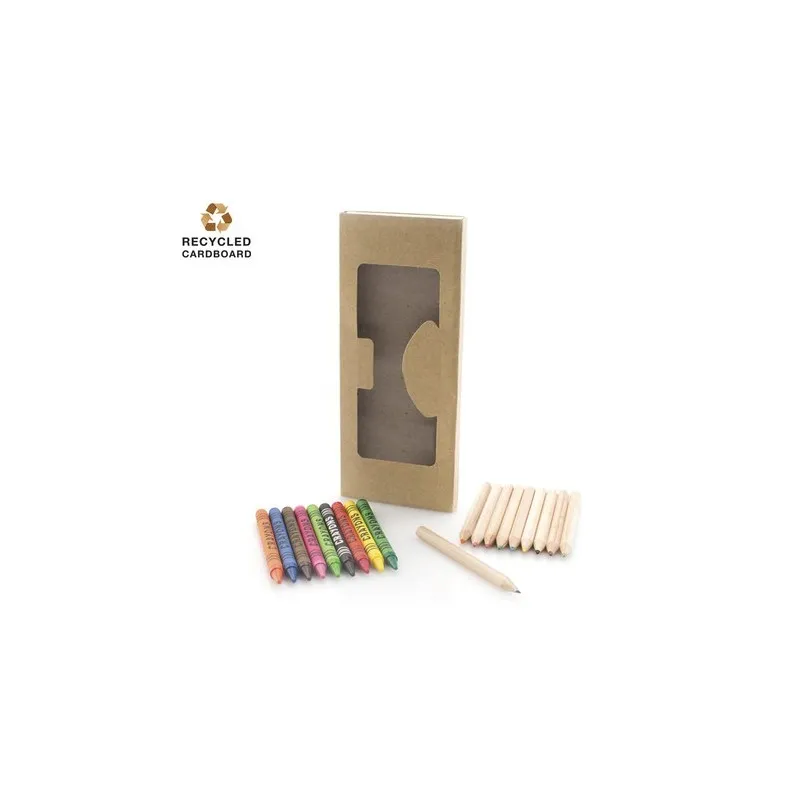 Set Aladín - Ensemble de Crayons Colorés 19 Pièces