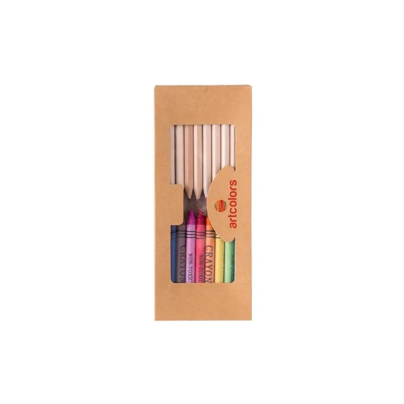 Set Aladín - Ensemble de Crayons Colorés 19 Pièces