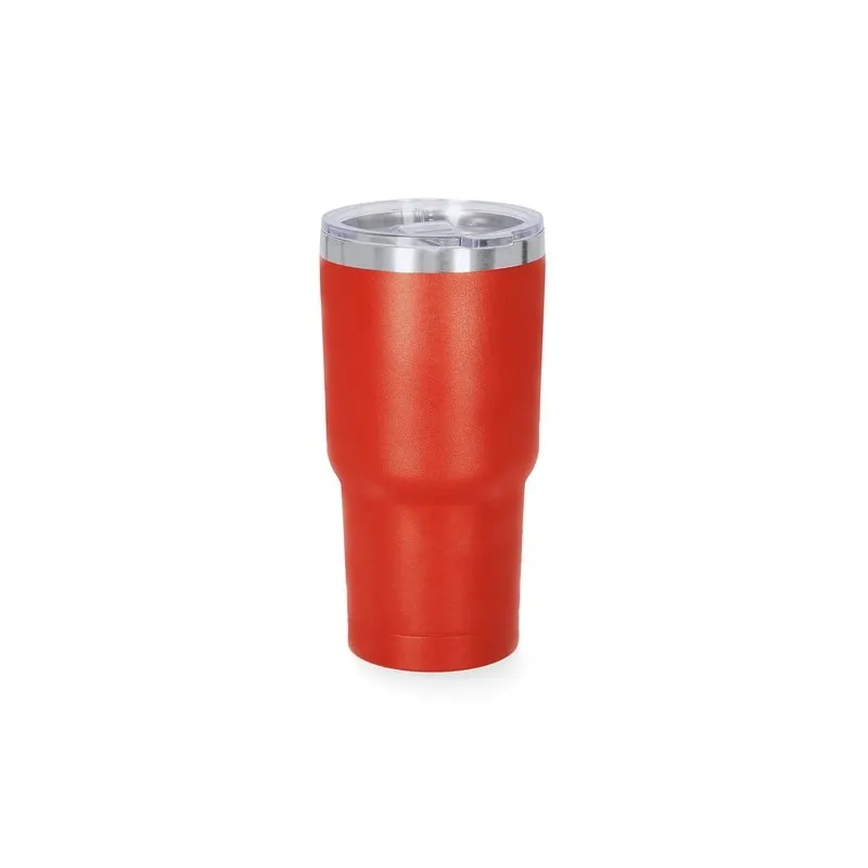 Verre thermique personnalisé pas cher Haftal Matières : polyester Couleurs : bleu marine goodies publicitaire durable