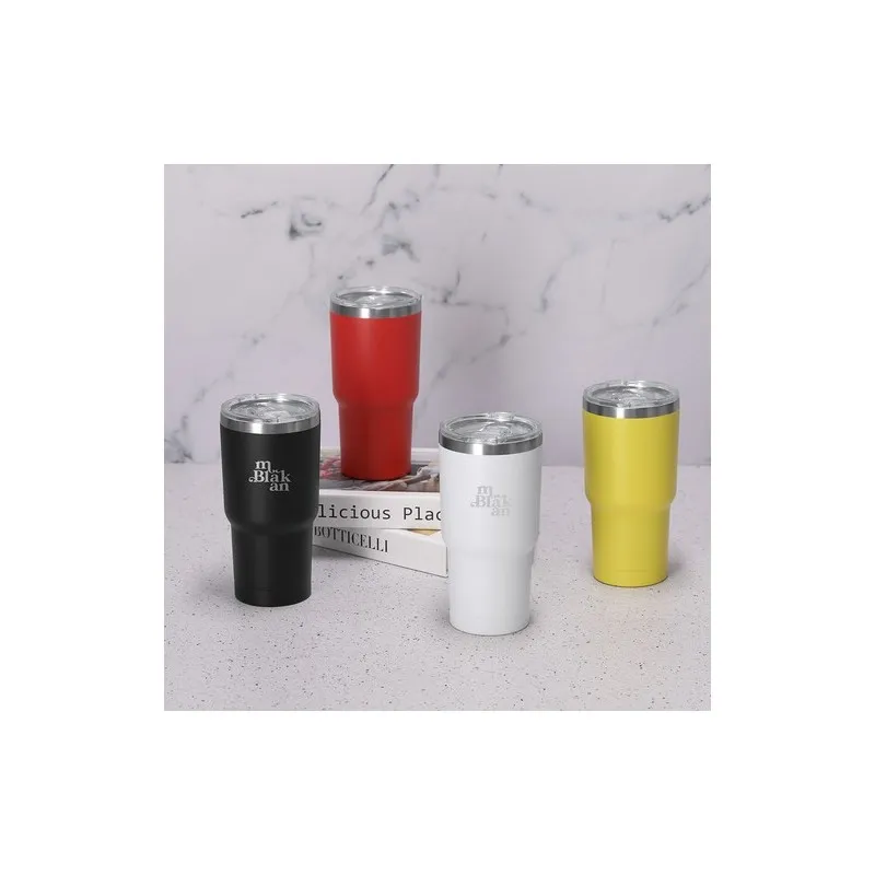 Verre thermique personnalisé pas cher Haftal Matières : polyester Couleurs : noir goodies personnalisé en stock