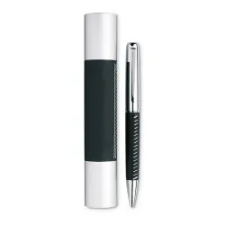 Stylo bille métal personnalisé PREMIUM Matières : coton Couleurs : noir