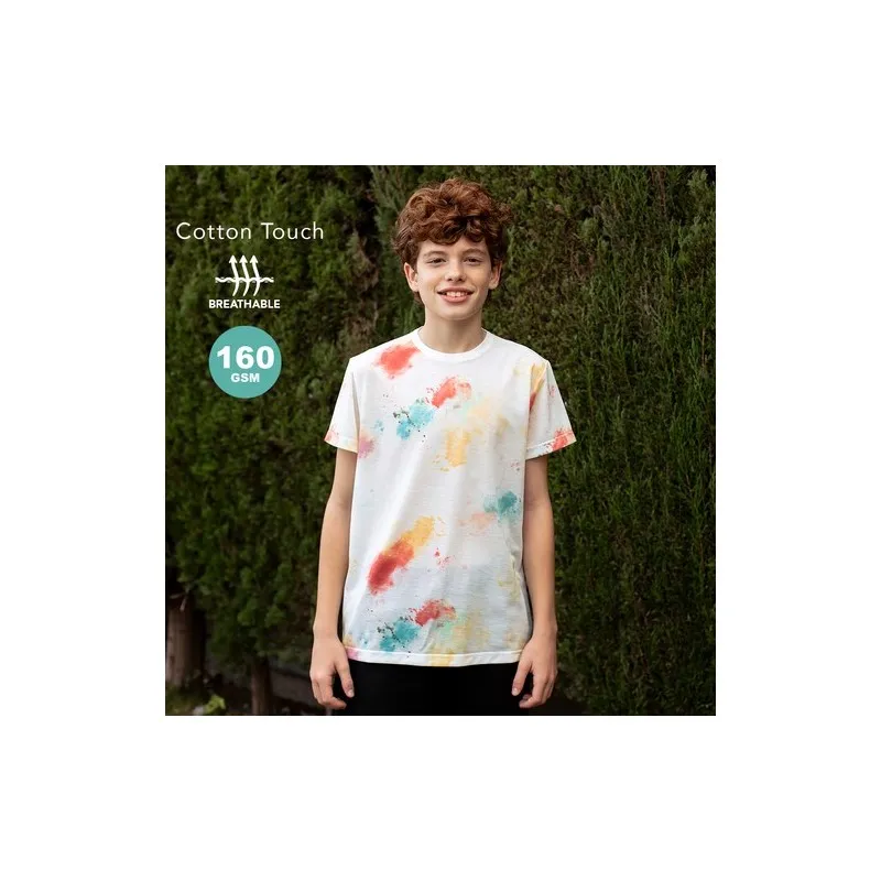 T-Shirt Enfant Personnalisé Confortable et à la Mode Hearvin Matières : polaire Couleurs : gris cadeau entreprise pas cher