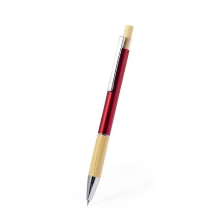 Stylo Écologique Cadeau en Bamboo et Aluminium Weler Couleurs : vert cadeau entreprise pas cher