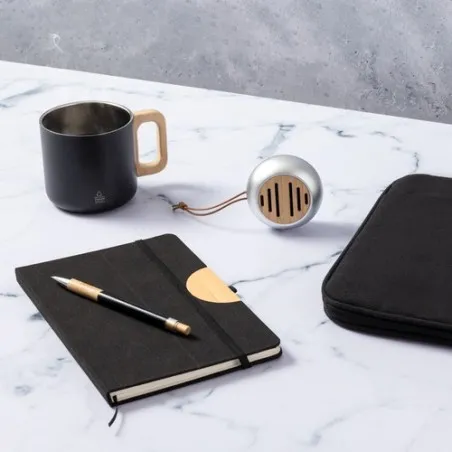 Stylo Écologique Cadeau en Bamboo et Aluminium Weler Couleurs : orange goodies entreprise design