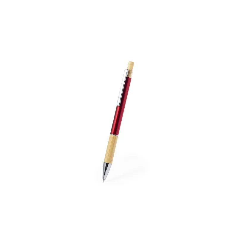 Stylo Écologique Cadeau en Bamboo et Aluminium Weler Couleurs : bleu clair marquage laser ultra précis