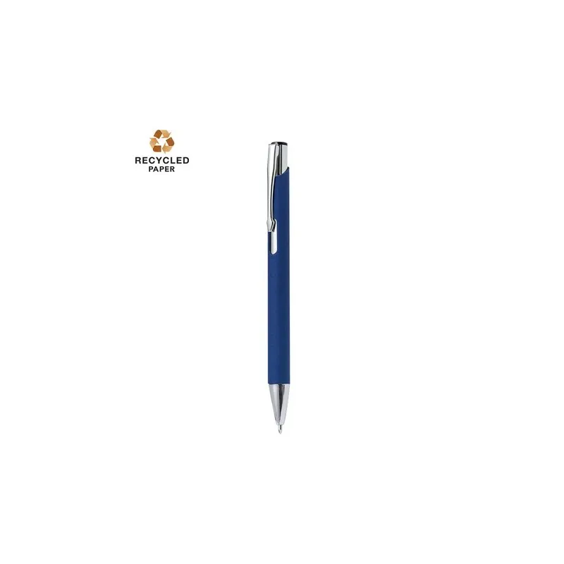 Stylo Bille Écologique Personnalisé - Uzor Matières : bois Couleurs : blanc cadeau client original