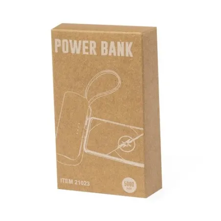 Power Bank Écologique 5000 mAh Personnalisée Pas Cher Laford Matières : coton Taille textile : XL Couleurs : jaune objet promoti