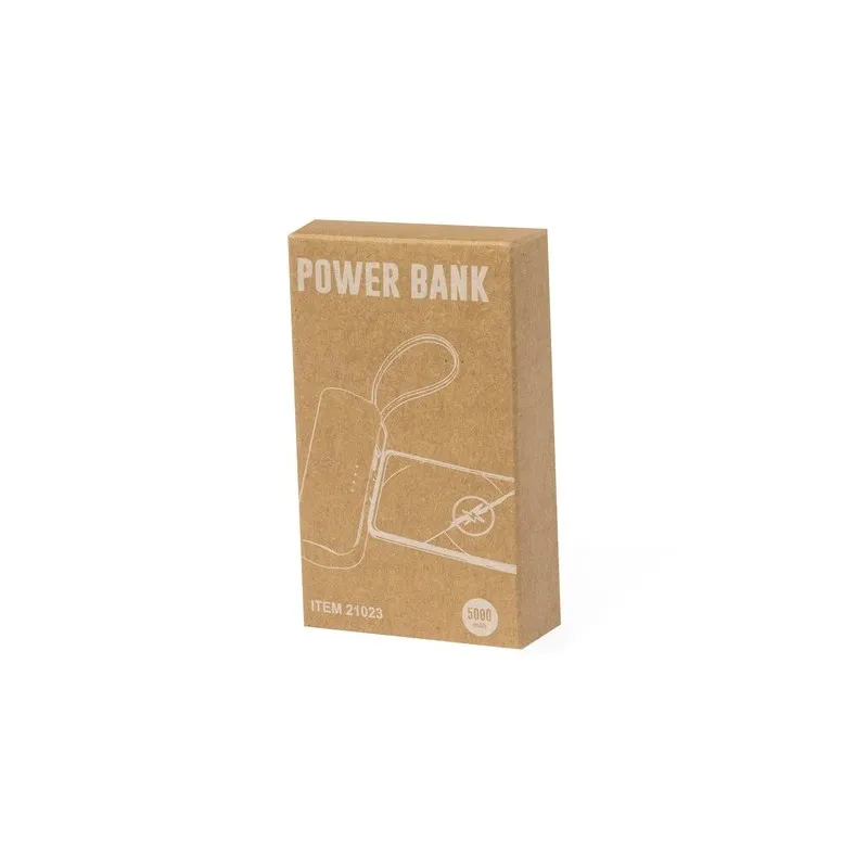 Power Bank Écologique 5000 mAh Personnalisée Pas Cher Laford Matières : coton Taille textile : XL Couleurs : jaune cadeau collab