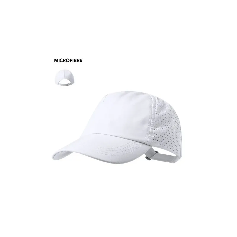 Casquette Publicitaire Unique Karola Matières : coton Taille textile : XXL Couleurs : blanc personnalisation rapide en France