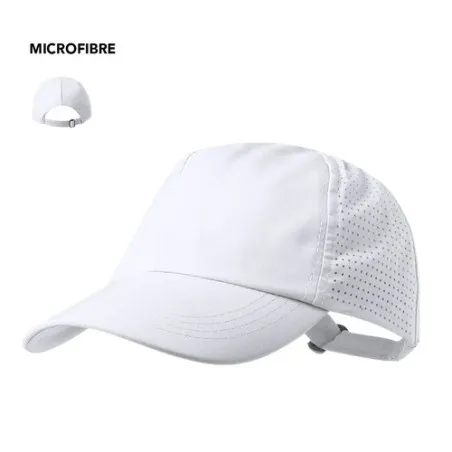 Casquette Publicitaire Unique Karola Matières : coton Taille textile : S Couleurs : blanc marquage laser ultra précis