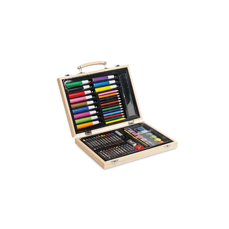 Etui Peinture GENIO - Coffret Créatif 66 Pièces