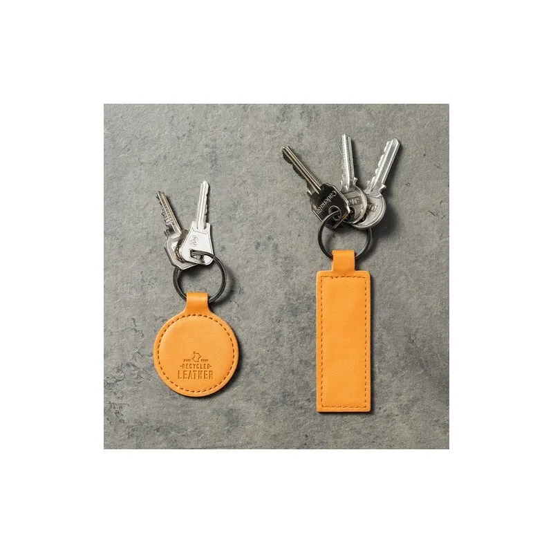 Porte-Clés Écologique Personnalisable Noemix Matières : aluminium Couleurs : jaune marquage laser ultra précis