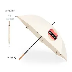 Parapluie XL Pratique Résistant Personnalisé Tinnar Matières : aluminium Couleurs : rouge