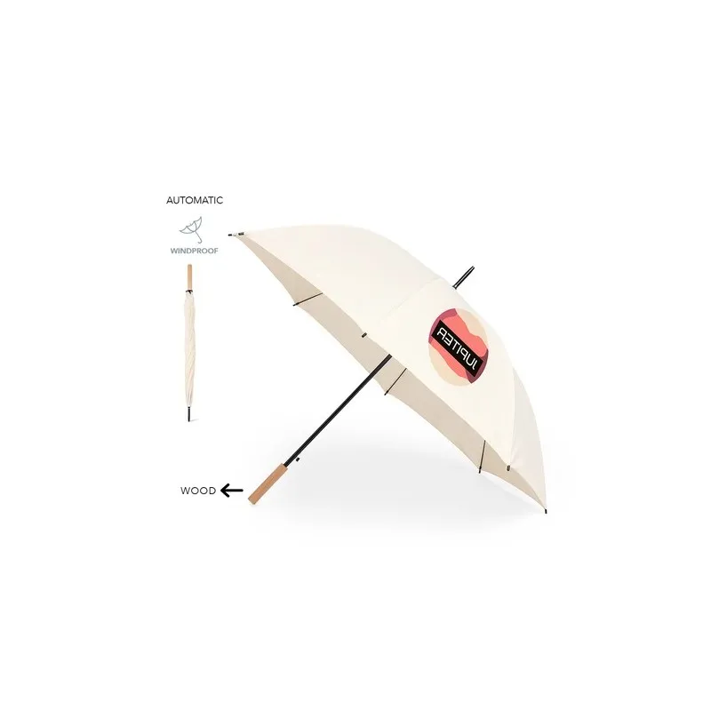 Parapluie XL Pratique Résistant Personnalisé Tinnar Matières : aluminium Couleurs : rouge