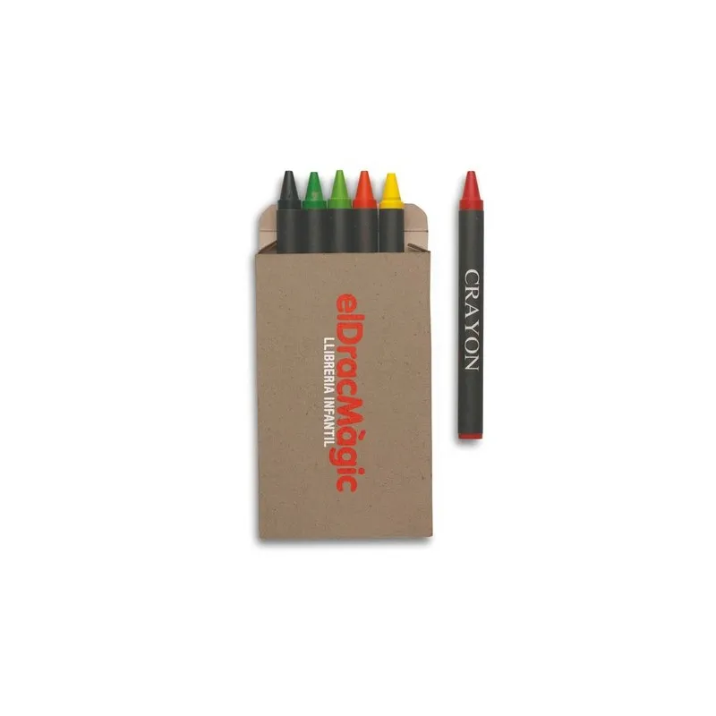 Étui 6 Crayons Cire BRABO - Idéal pour vos Promotions