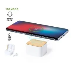 Écouteurs Bluetooth Éco-Responsables Personnalisés Billins Couleurs : vert 2