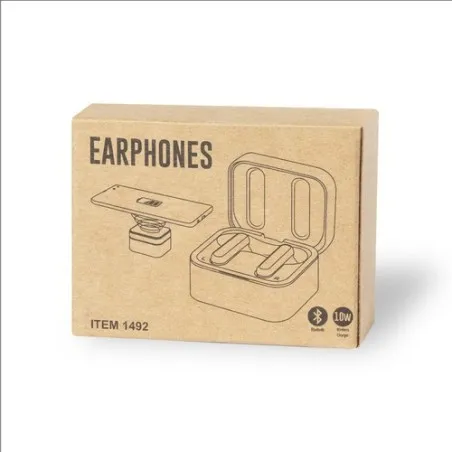 Écouteurs Bluetooth Éco-Responsables Personnalisés Billins Couleurs : vert livraison express 24h 48h