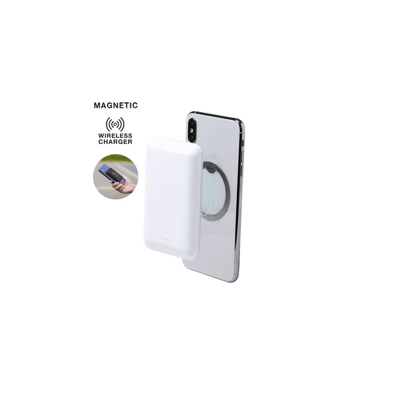 Batterie Externe Personnalisée 5000 mAh - Power Bank Vekmar Couleurs : brun clair cadeau entreprise pas cher