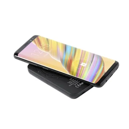 Batterie Externe Personnalisée 5000 mAh - Power Bank Vekmar Couleurs : brun clair impression logo haute qualité