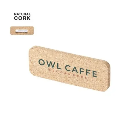 Badge Sartal Éco-Friendly en Liège Naturel