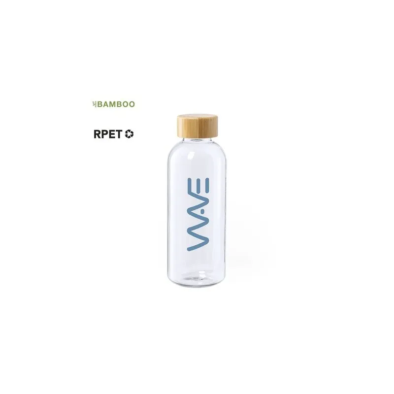 Gourde Écologique et Durable Personnalisée Solarix Matières : carton recyclé Couleurs : bleu marquage laser ultra précis