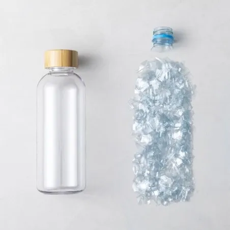 Gourde Écologique et Durable Personnalisée Solarix Matières : carton recyclé Couleurs : bleu objet promotionnel éco-responsable