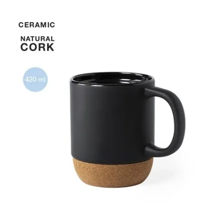 Tasse Éco-Friendly Personnalisée de 300 ml - Bokun Matières : métal Couleurs : noir cadeau entreprise pas cher