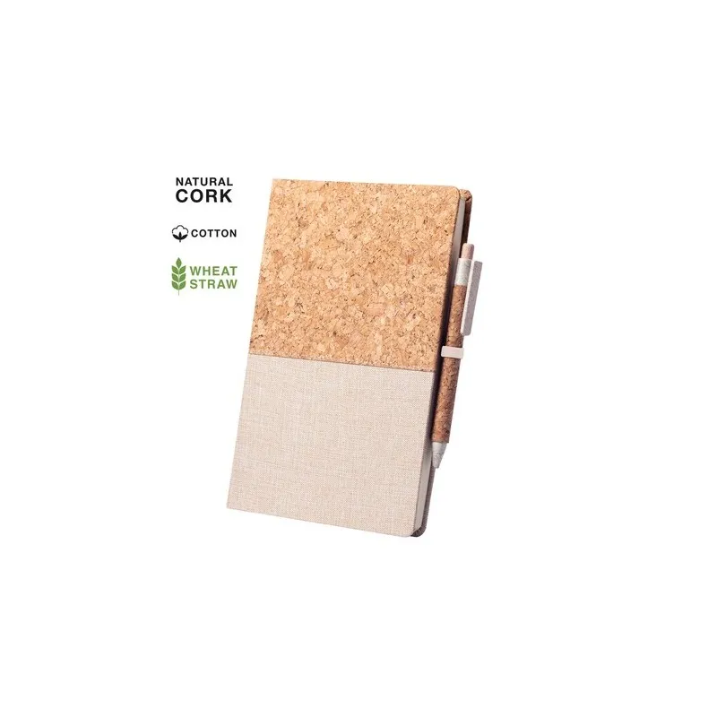 Bloc Notes Écologique Personnalisé - Brastel Matières : polyester Couleurs : noir personnalisable avec votre logo