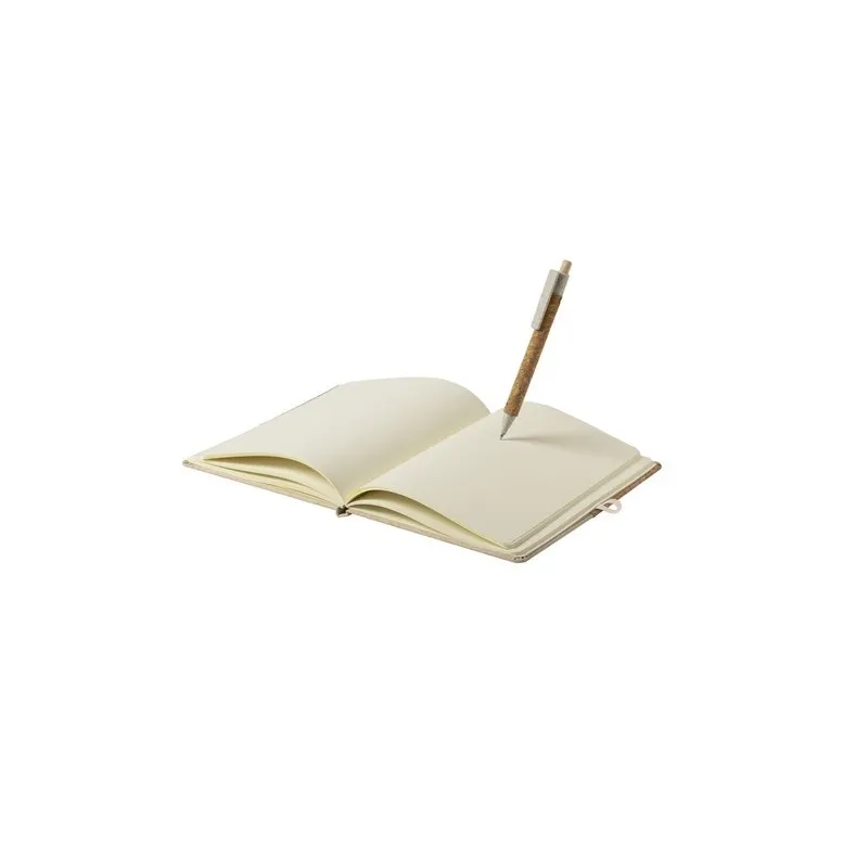 Bloc Notes Écologique Personnalisé - Brastel Matières : polyester Couleurs : noir cadeau entreprise pas cher