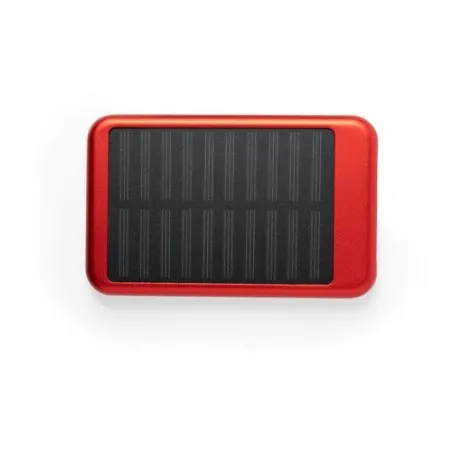 Batterie solaire personnalisée 4000 mAh - Power Bank Rudder Couleurs : bleu personnalisation sur mesure