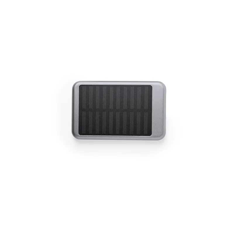 Batterie solaire personnalisée 4000 mAh - Power Bank Rudder Couleurs : bleu goodies publicitaire événementiel