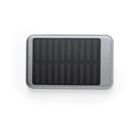 Batterie solaire personnalisée 4000 mAh - Power Bank Rudder Couleurs : jaune cadeau entreprise pas cher