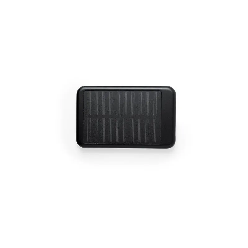 Batterie solaire personnalisée 4000 mAh - Power Bank Rudder Couleurs : jaune marquage couleur éclatante