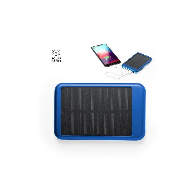Batterie solaire personnalisée 4000 mAh - Power Bank Rudder Couleurs : blanc livraison express 24h 48h