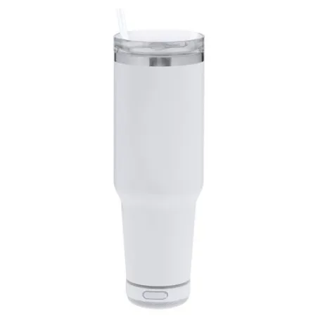 Carafe thermique personnalisée à prix réduit - Haut-Parleurs Tracir Matières : polyester Couleurs : bleu foncé impression logo h