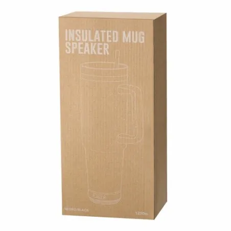 Carafe thermique personnalisée à prix réduit - Haut-Parleurs Tracir Matières : polyester Couleurs : bleu foncé personnalisable a