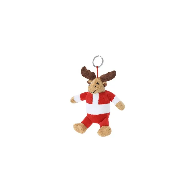 Porte-clés personnalisé en peluche pas cher Cardix Matières : polyester Couleurs : bleu clair goodies publicitaire événementiel