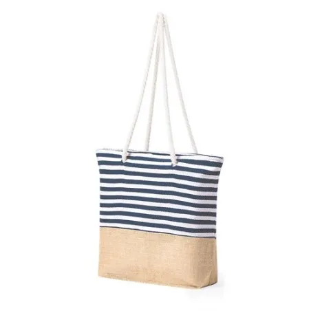 Sac Unique Publicitaire en Coton et Jute Ivyx cadeau entreprise pas cher