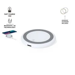 Chargeur sans fil Personnalisé - Joyce Matières : polyester Couleurs : bleu 2