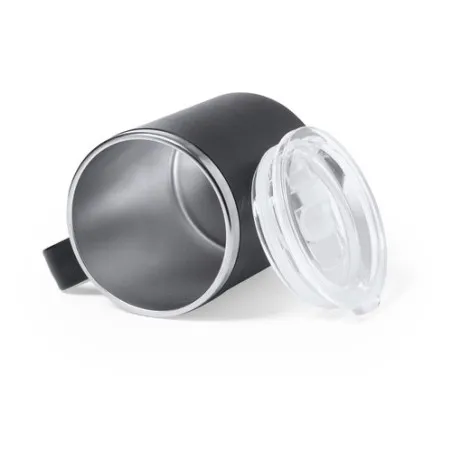 Tasse Isotherme Thermique Personnalisée Tikam Matières : porcelaine Couleurs : jaune cadeau collaborateur premium