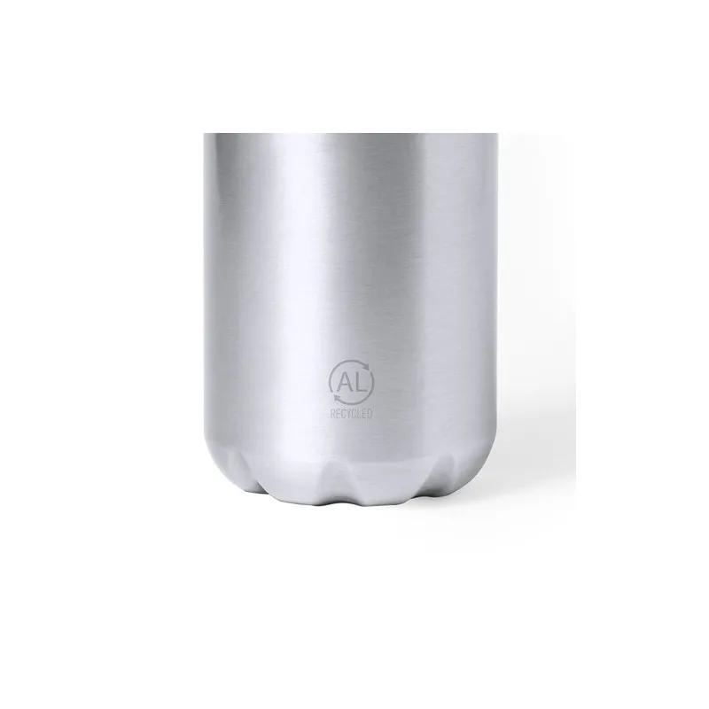 Bidon Écologique Personnalisable Kristum - Gourde Unique Matières : métal Couleurs : noir goodies publicitaire événementiel