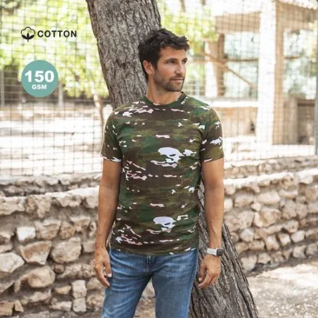 T-Shirt Personnalisé Adulte en Coton 100% Camouflage - Sunt Matières : acier inoxydable Couleurs : argenté