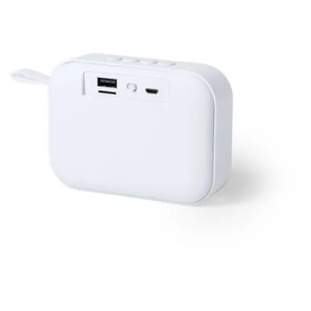 Haut-Parleur Bluetooth Personnalisé de Kafin Matières : Synthétique Couleurs : blanc goodies personnalisé en stock