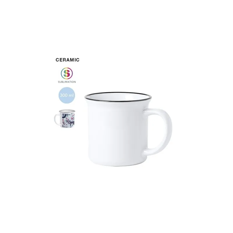 Tasse personnalisable de sublimation unique - Gover Matières : silicone Contenance : 700 ml Couleurs : noir nordique goodies pub