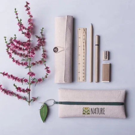 Trousse Publicitaire Personnalisée Marfik Matières : verre Couleurs : orange objet promotionnel éco-responsable