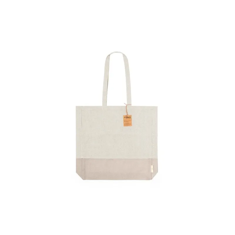 Sac Écologique en Coton Recyclé Publicitaire Kauna Matières : coton Taille textile : M Couleurs : bleu marine personnalisable av